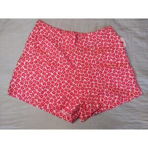 Billabong NWT Womens M Red White Floral Shorts Hawaii Beach Summer